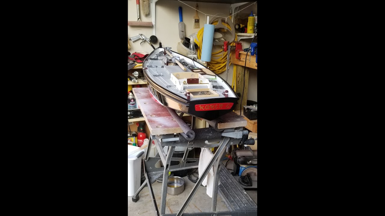 Sailing my all wood Bearospace Pilot Cutter on a windy day at Fifty Point in Grimsby, Ontario.