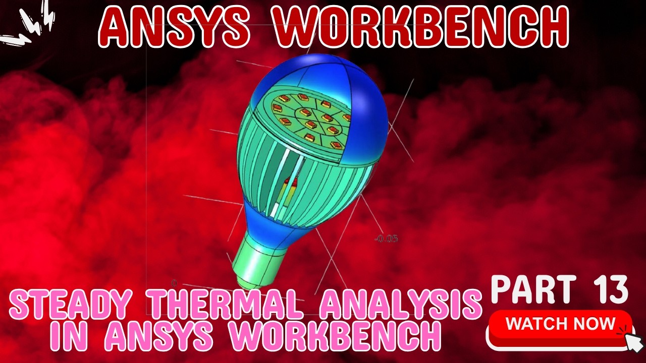 STEADY THERMAL ANALYSIS IN ANSYS WORKBENCH PART 13 #ansysworkbench