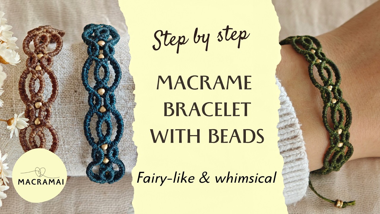 Fairy macrame bracelet - You can knot this too!