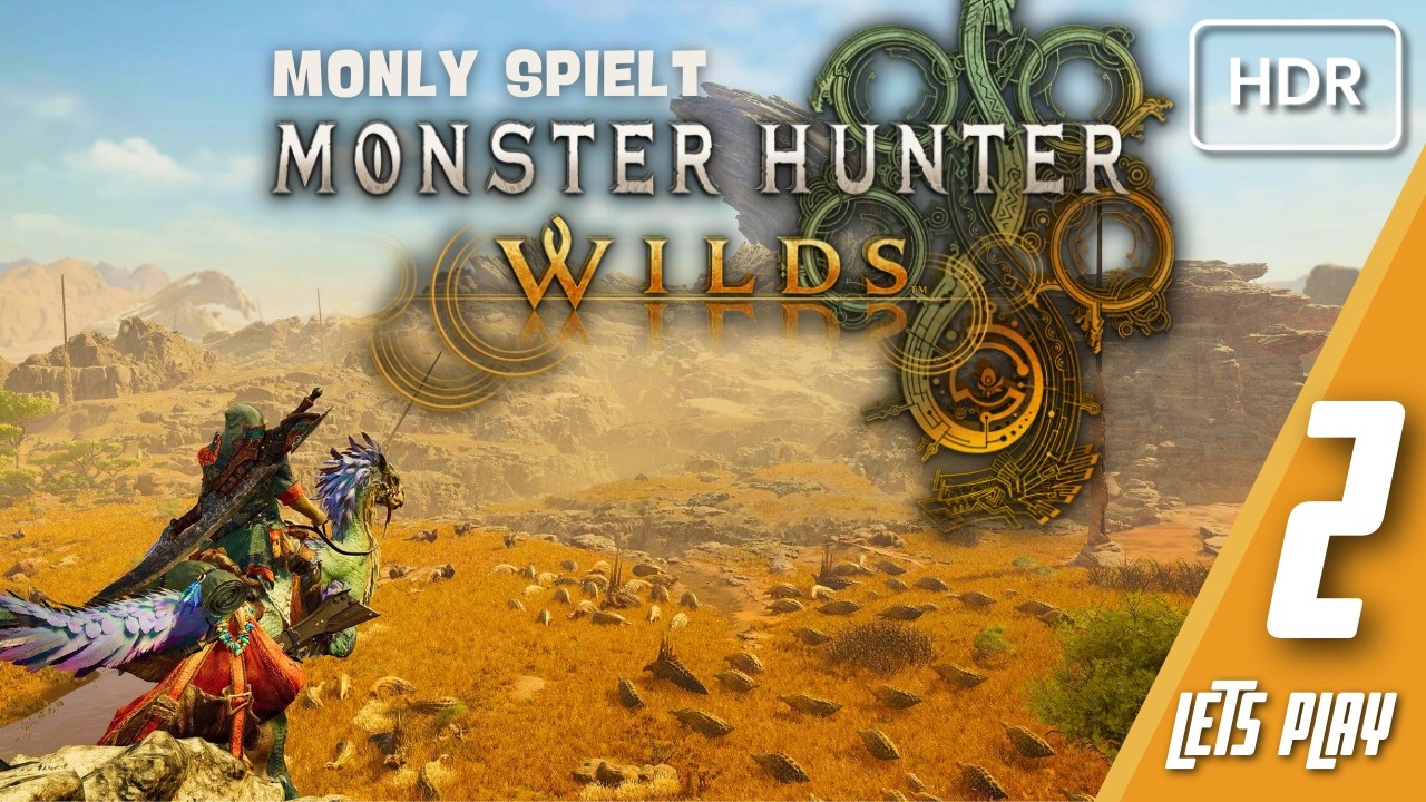 Let's Play Monster Hunter Wilds #2 German (4K@60fps HDR / PS5 Pro) #entspannt #blind