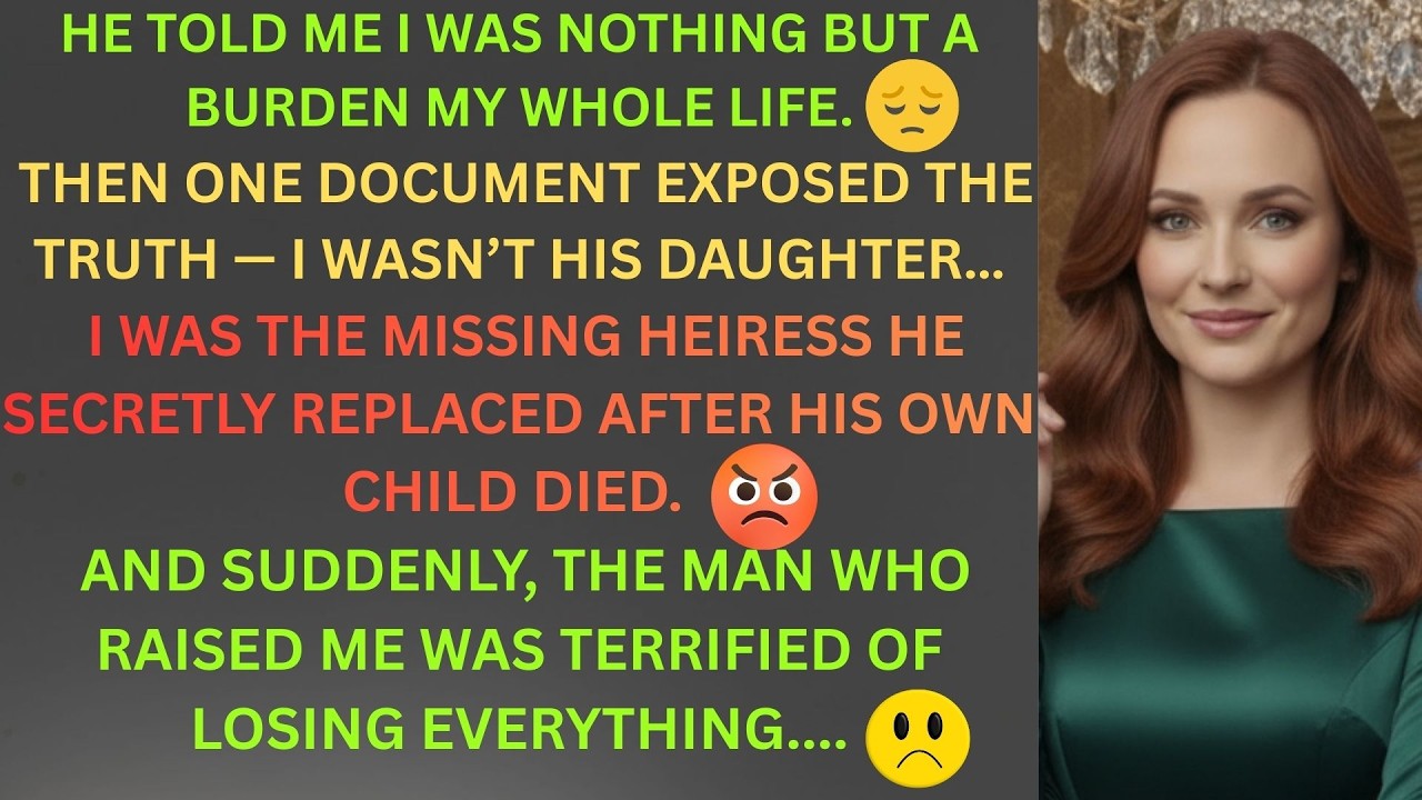 My Dad Said I Was Just A Burden—Then Learned I Was a Stolen Heiress for 18 Years.