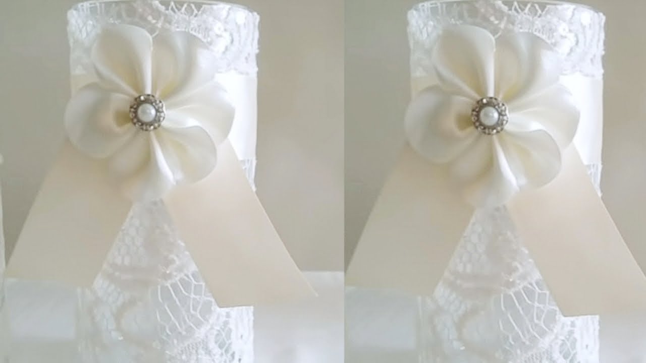 DIY | INEXPENSIVE 5 PIECE CANDLE HOLDER DECOR | BEAUTIFUL BEADED CANDLE HOLDERS!!!