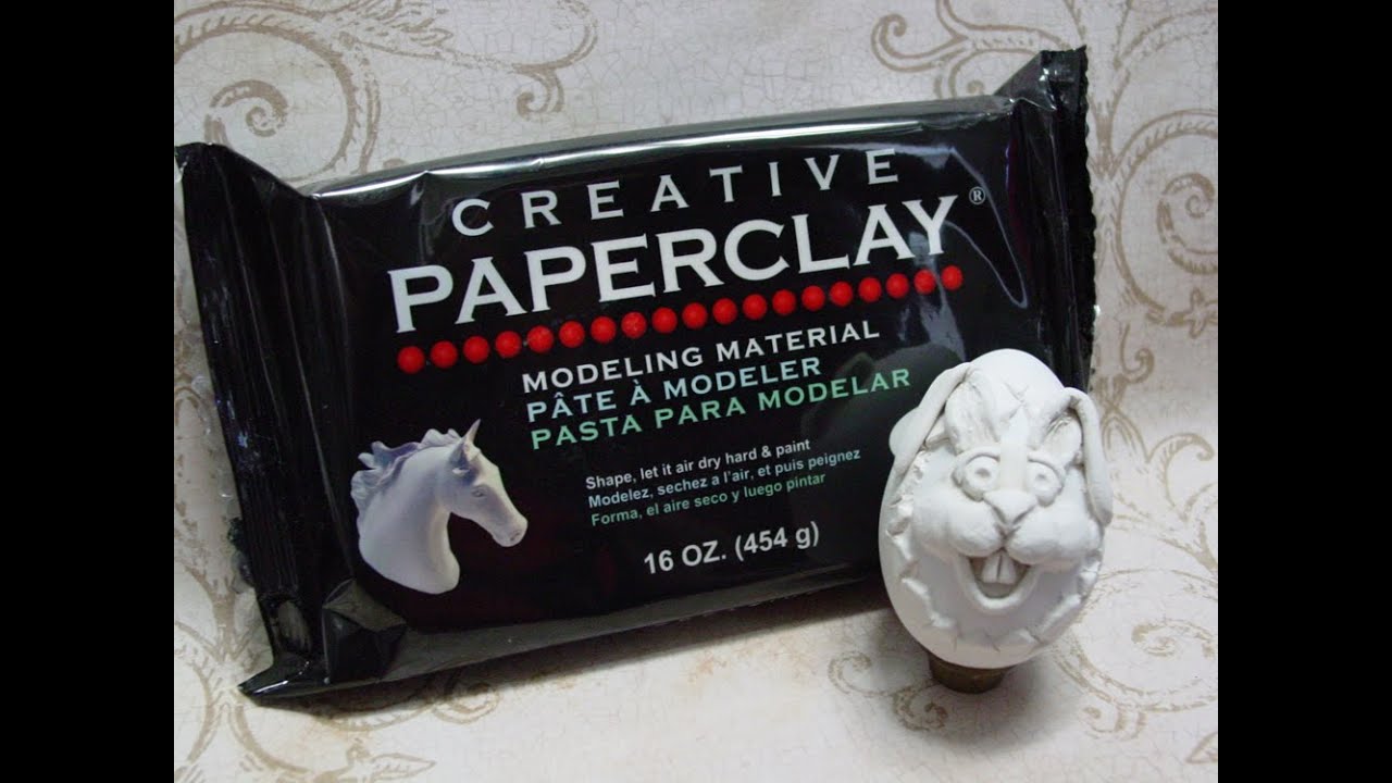 Paperclay Easter Bunny Egg tutorial pt.1