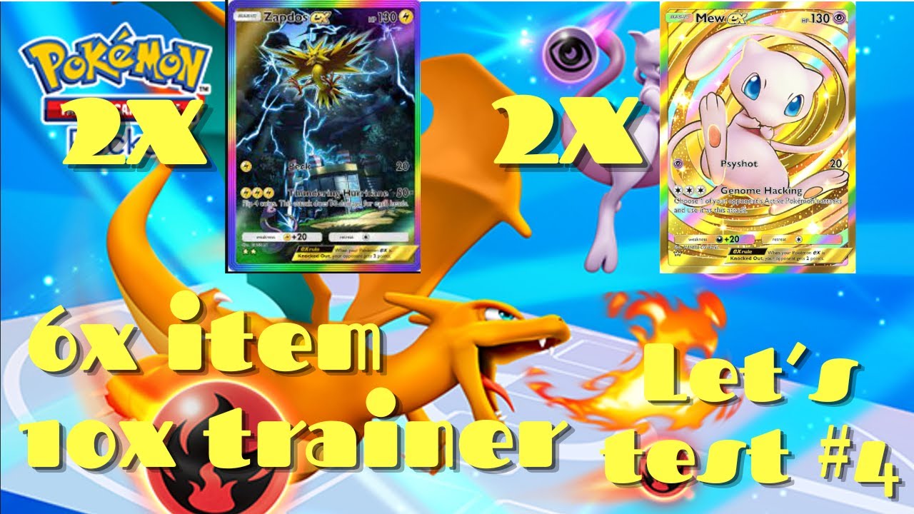 Pokemon TCG Pocket ✨ Zapdos EX x Mew EX Electric Deck Gameplay ✨ Pokemon Trading Card Game Pocket