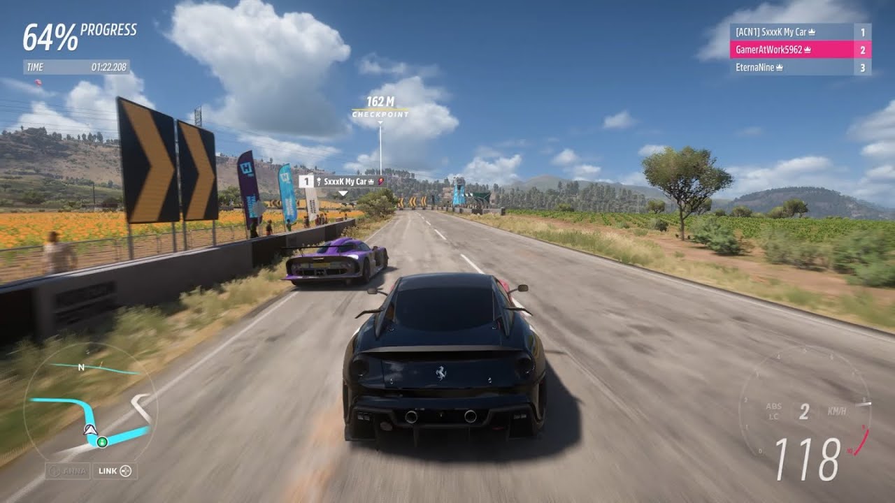 POV: Darius Flynt getting Destroyed in FH1 - Ferrari 599XX 2010 (Forza Horizon 5 Online Racing)