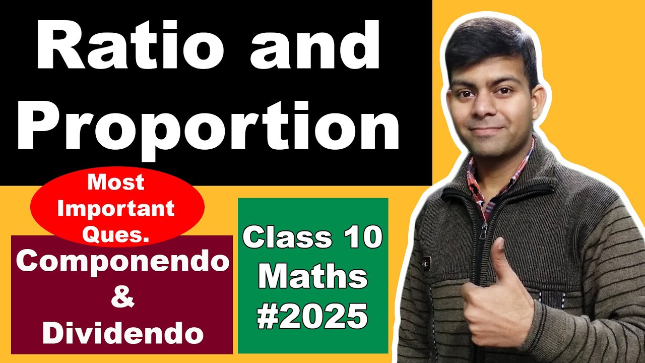 Important Questions in Math Class 10 | Ratio and Proportion Componendo & Dividendo | 2020 Board Exam