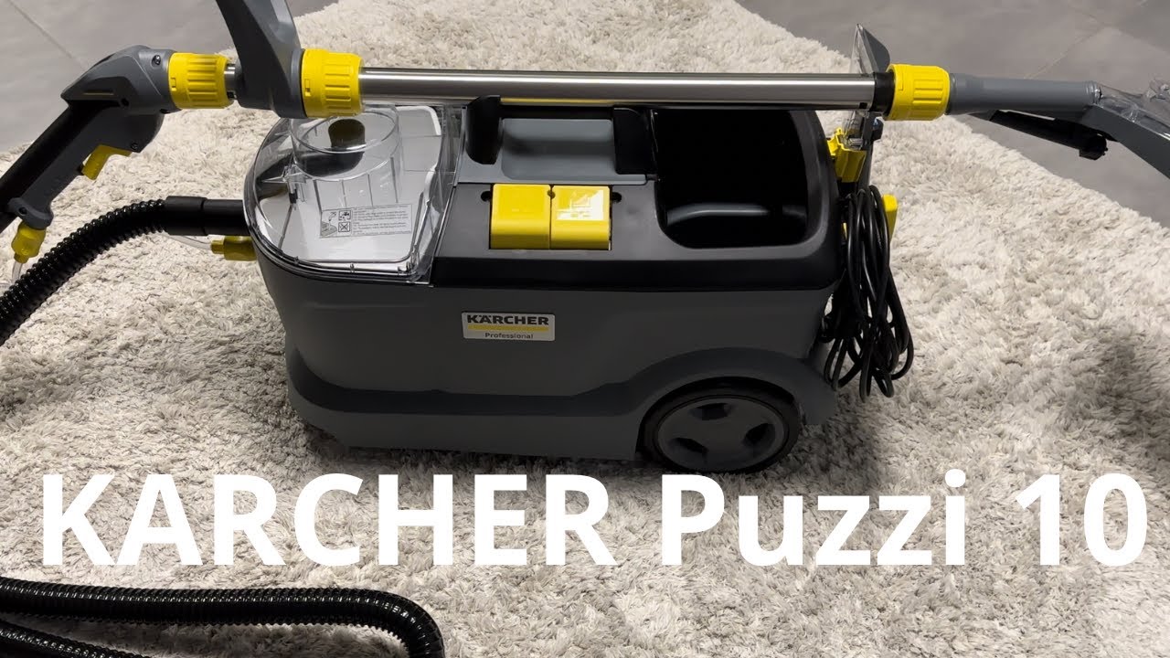 Déballage et essai - KARCHER Puzzi 10 - Unboxing and test