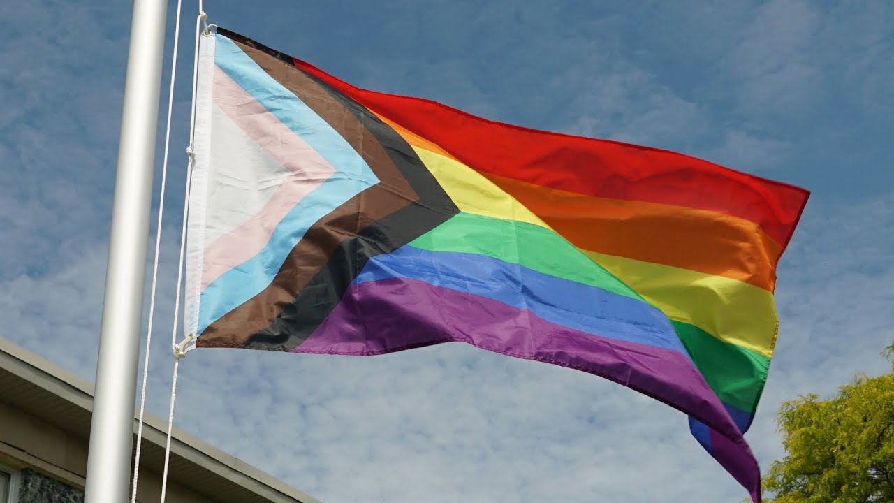 King's flies the Progress Pride flag