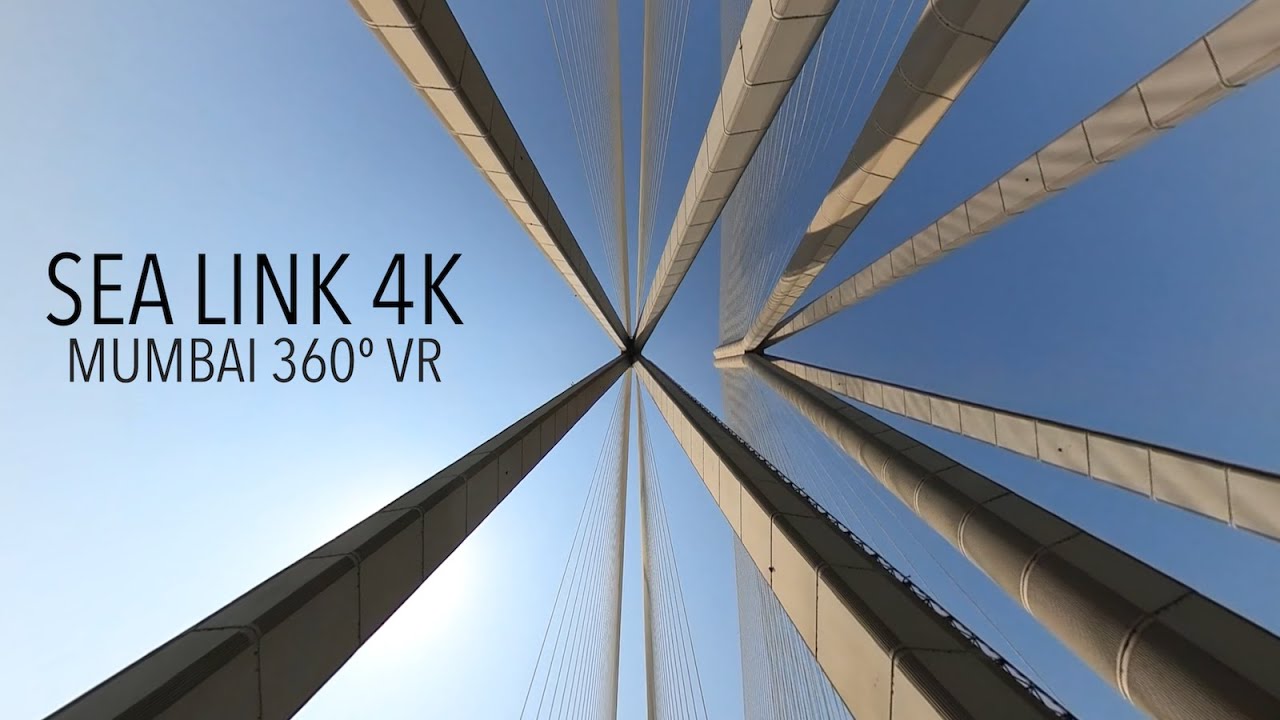 4K 360° Drive on Mumbai's Sea Link & Worli Sea Face [VR]
