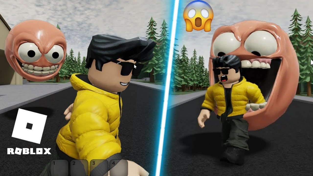 ROBLOX, ESCAPE DOS GEF CABEÇAS GIGANTES, SOBREVIVENDO AS CABEÇAS GEF DO MAL, Escape Running Head GEF