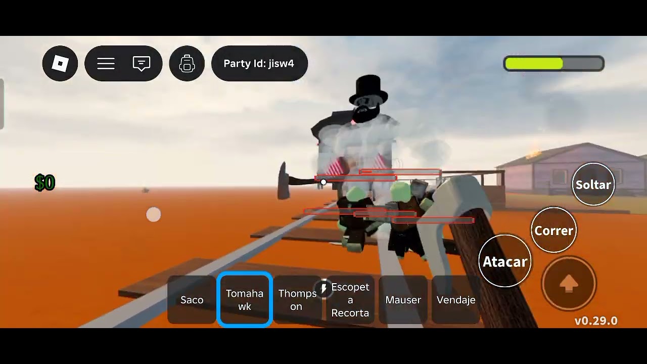 Probando la Actualización de rieles muertos #roblox 