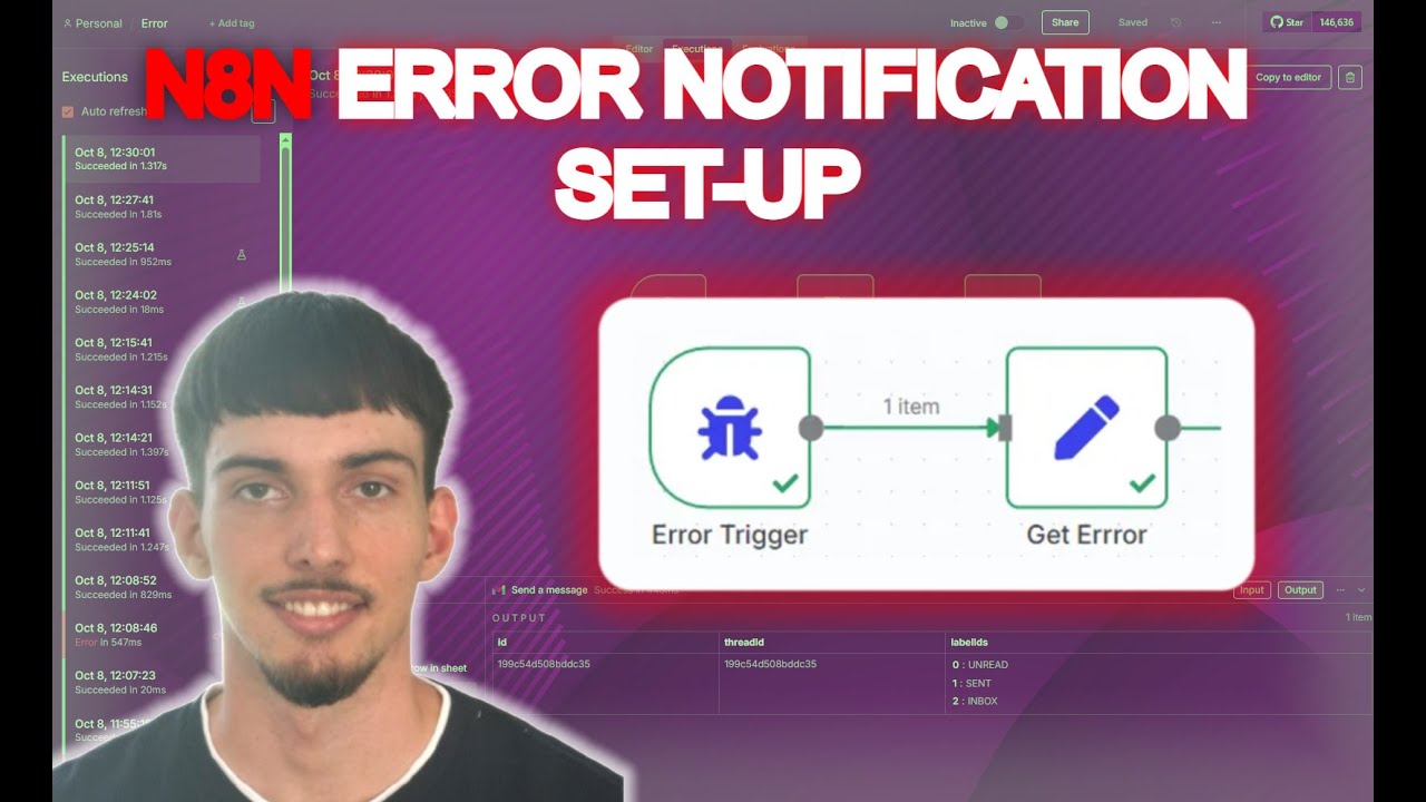 How To Setup n8n Workflow Error Notifications in 5 Minutes (Step-by-Step Tutorial)