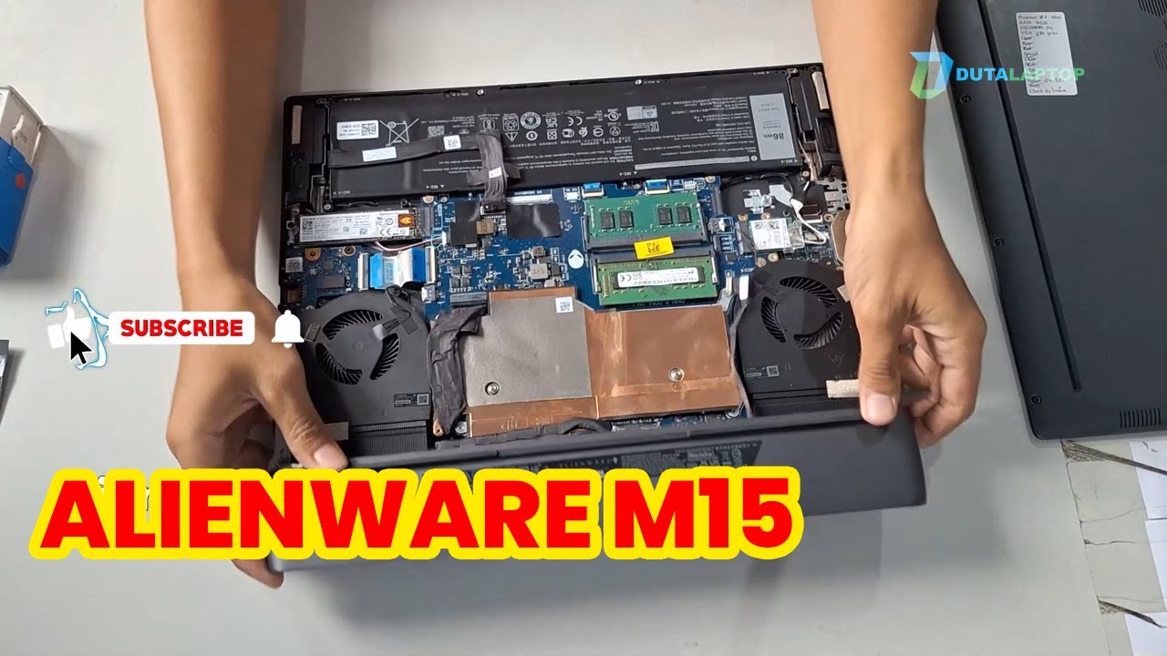 Alienware M15 Ryzen RTX 3060 disassembly laptop and repasta #alienware #rtx3060 #ryzen7