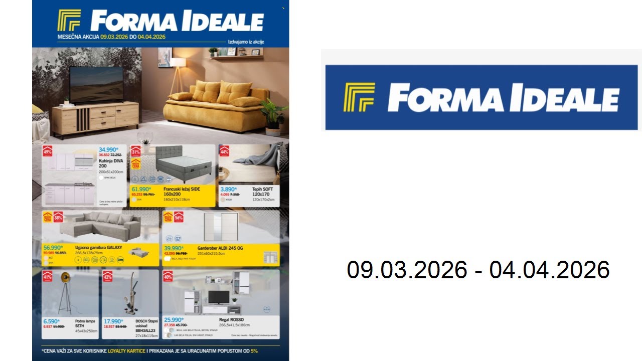 Forma Ideale katalog - Mesečna akcija - 09.03.-04.04.2026