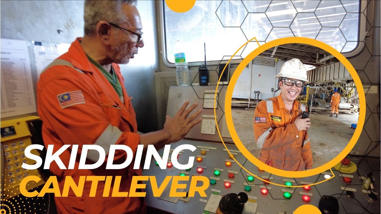 Cantilever Skidding Operation - Jack Up Drilling Rig #CJ46