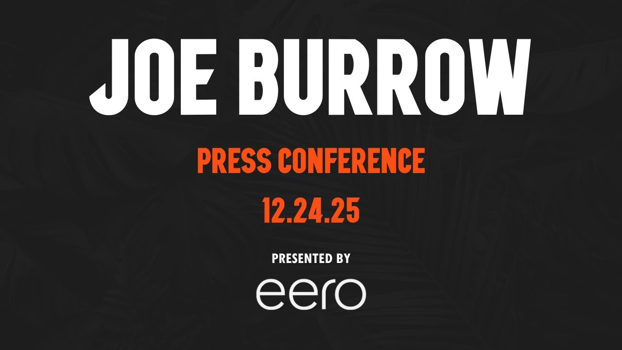 Joe Burrow Press Conference - December 24