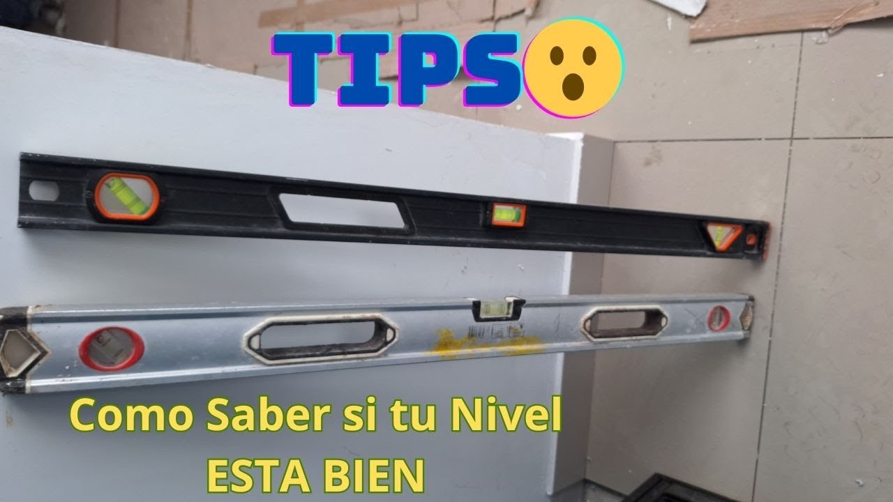 AGARRA este CONSEJO  Como saber si tu nivel de burbuja esta bien