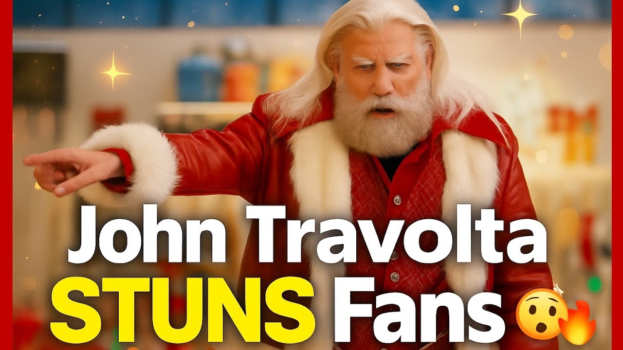 👉 John Travolta STUNS Fans 😳🔥 Santa Claus Performs “Greased Lightnin’”!