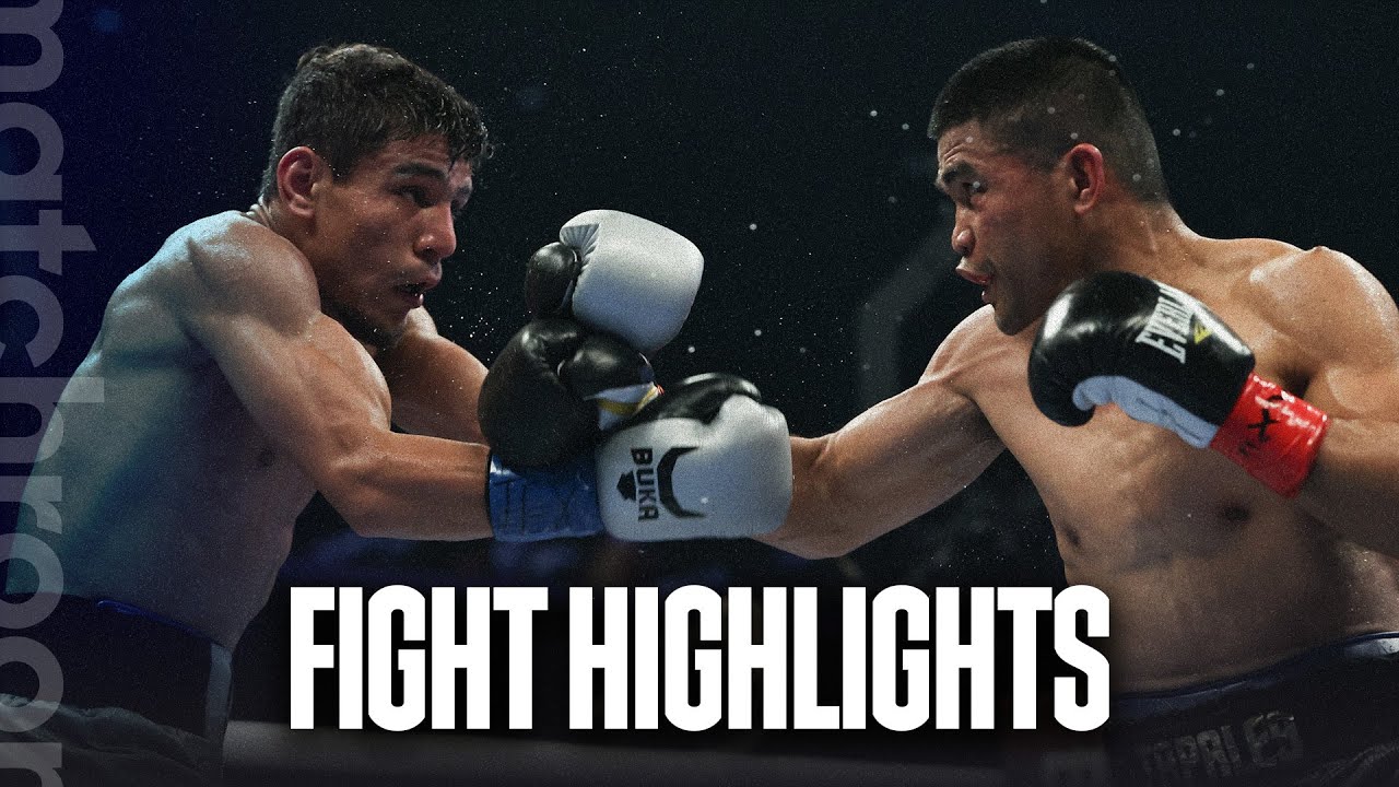 Murodjon Akhmadaliev vs  Marlon Tapales | Highlights | Matchroom Boxing