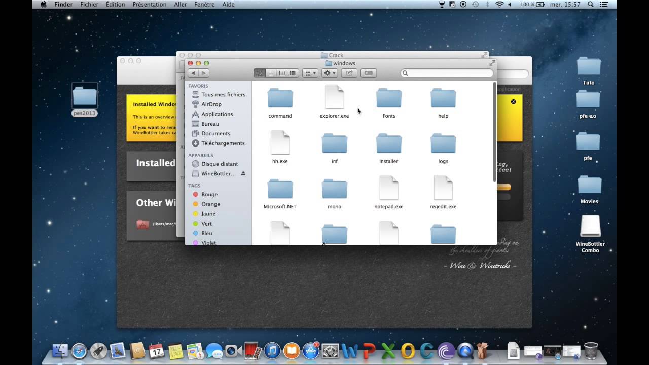 PES 2013 de windows sur mac avec WineBottler Gratuit    -- YASMER-Tech--