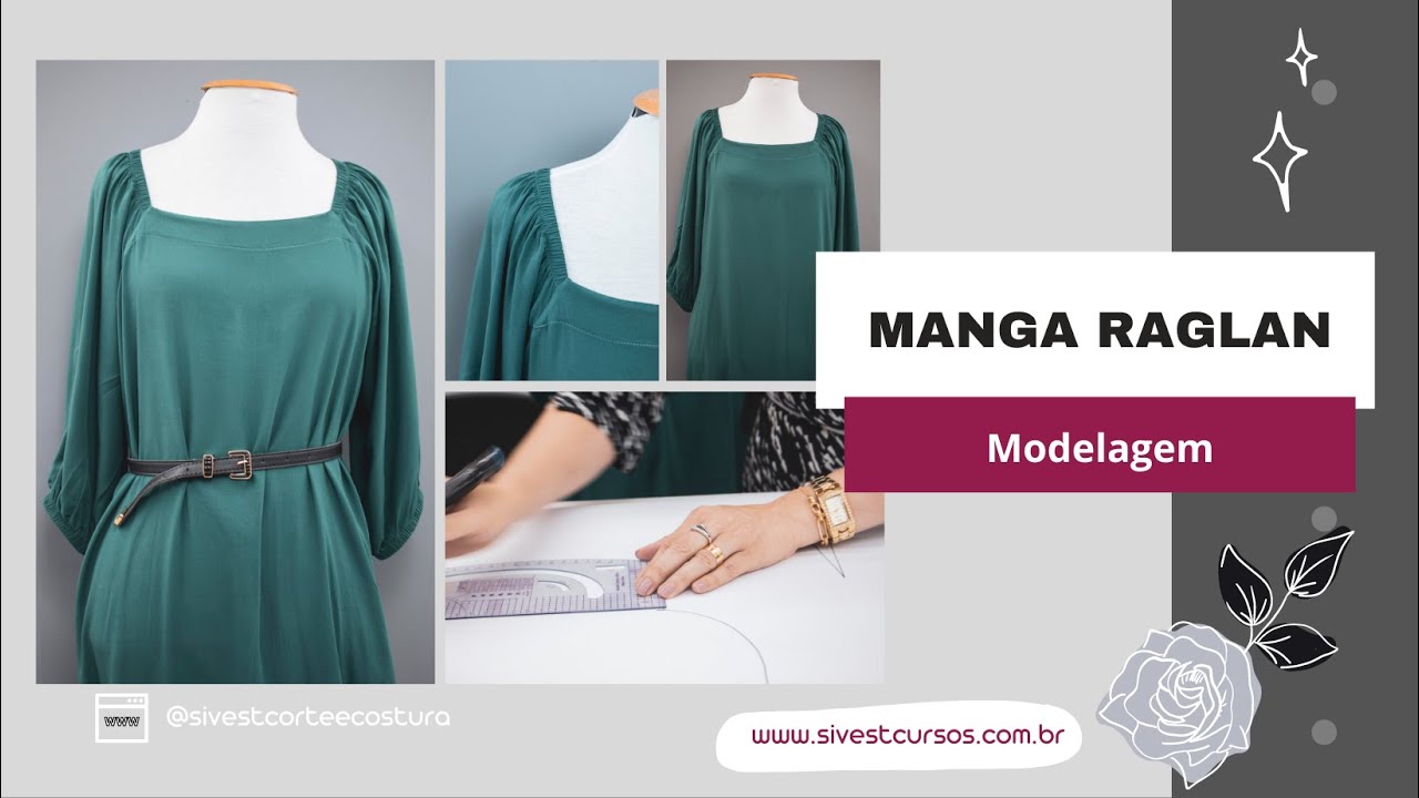 Manga Raglan - Modelagem