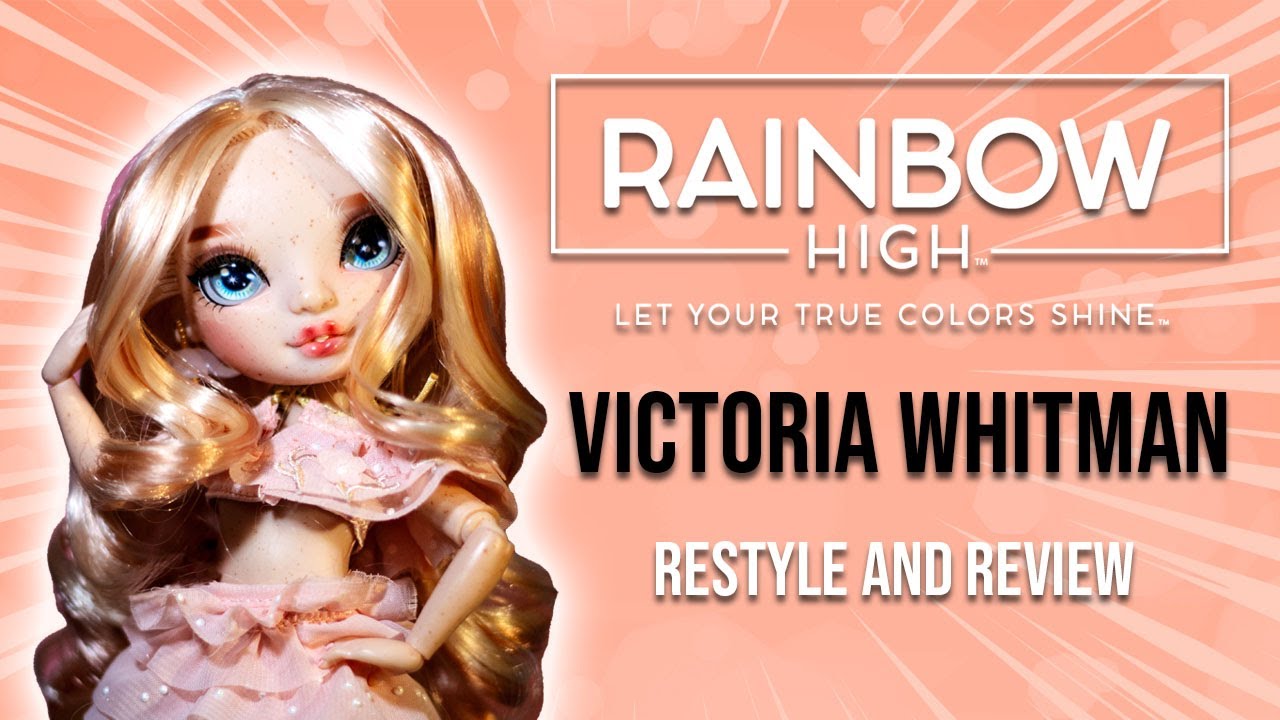Как сделать кукле многослойную одежду! Rainbow High [Серия 5] Рестайл и обзор Victoria Whitman