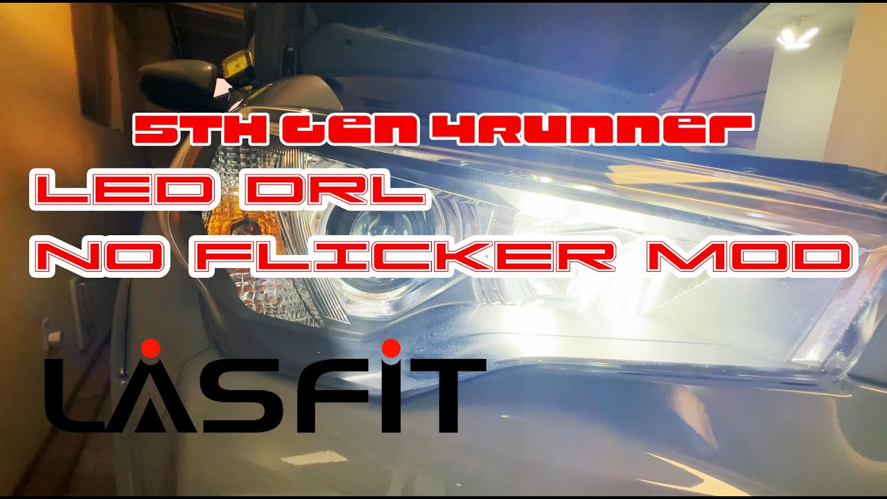 Lasfit LA Plus 9005 DRL no FLICKER | Toyota 4Runner TRD SPORT