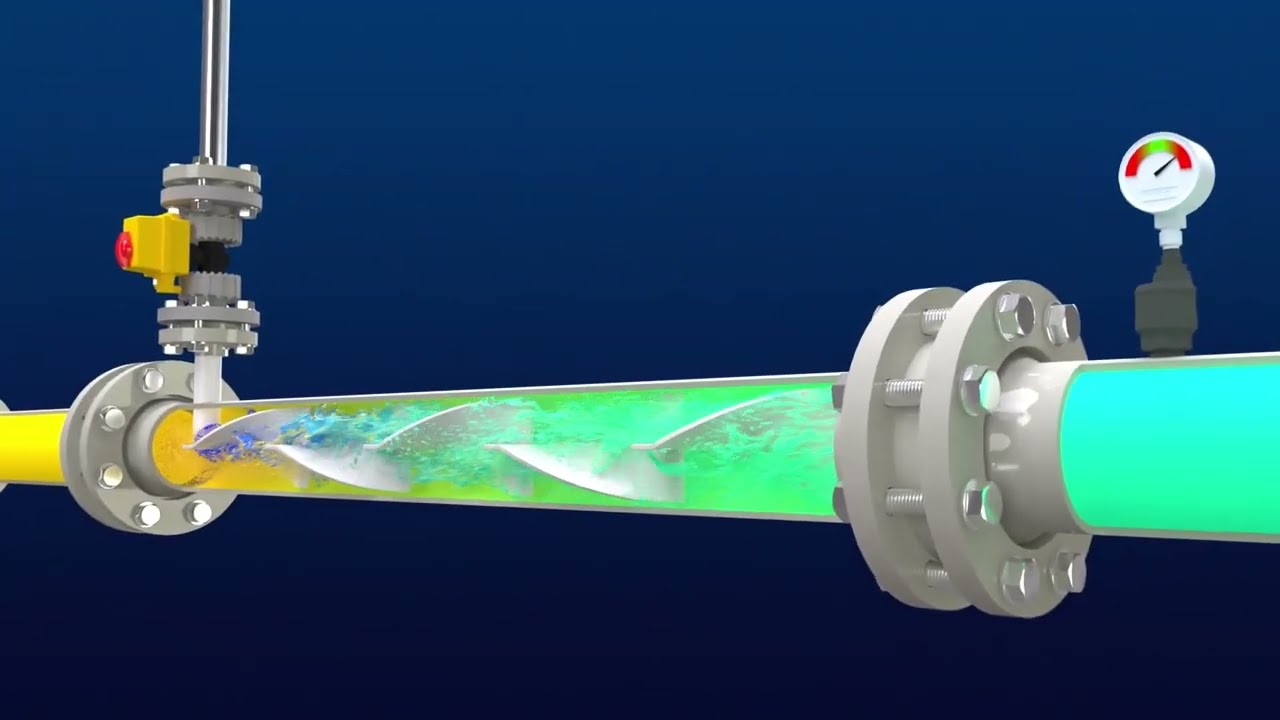Static mixer made of plastic - Statischer Mischer aus Kunststoff