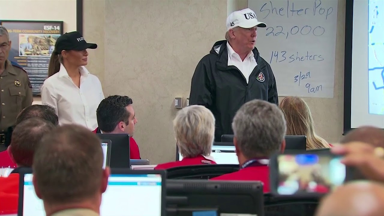 Trump to Harvey responders: &lsquo;The world is very impressed with what you&rsquo;re doing&rsquo;