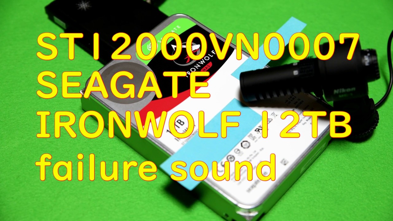 ST12000VN0007 12TB HDD 故障音 No.1