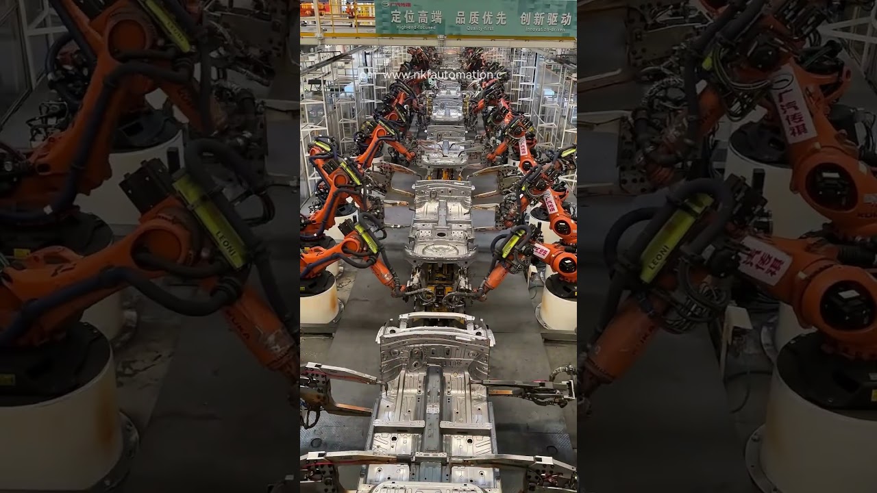 #KUKA #Robotyka w akcji: #Branża motoryzacyjna #Pokaz automatyzacji