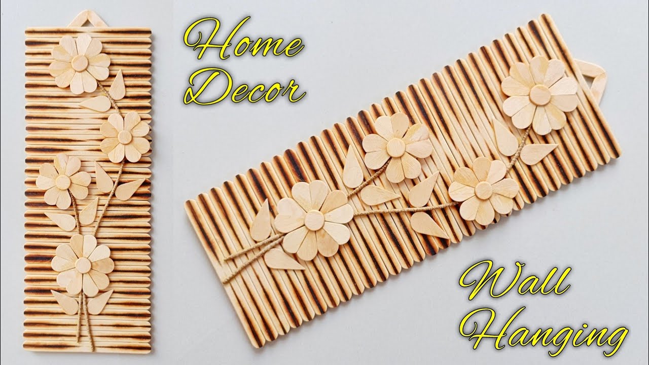 Wall Hanging showpiece making at home | DIY Home Decor | Amazing Craft with Waste Wooden Spoon