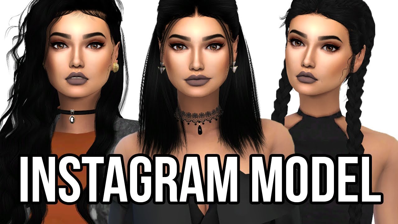 The Sims 4: Create A Sim || Instagram Model