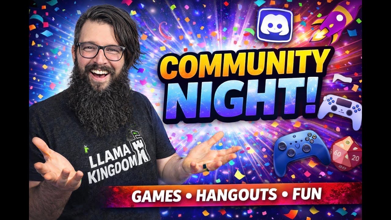 COMMUNITY NIGHT! GAMING TOGETHER!