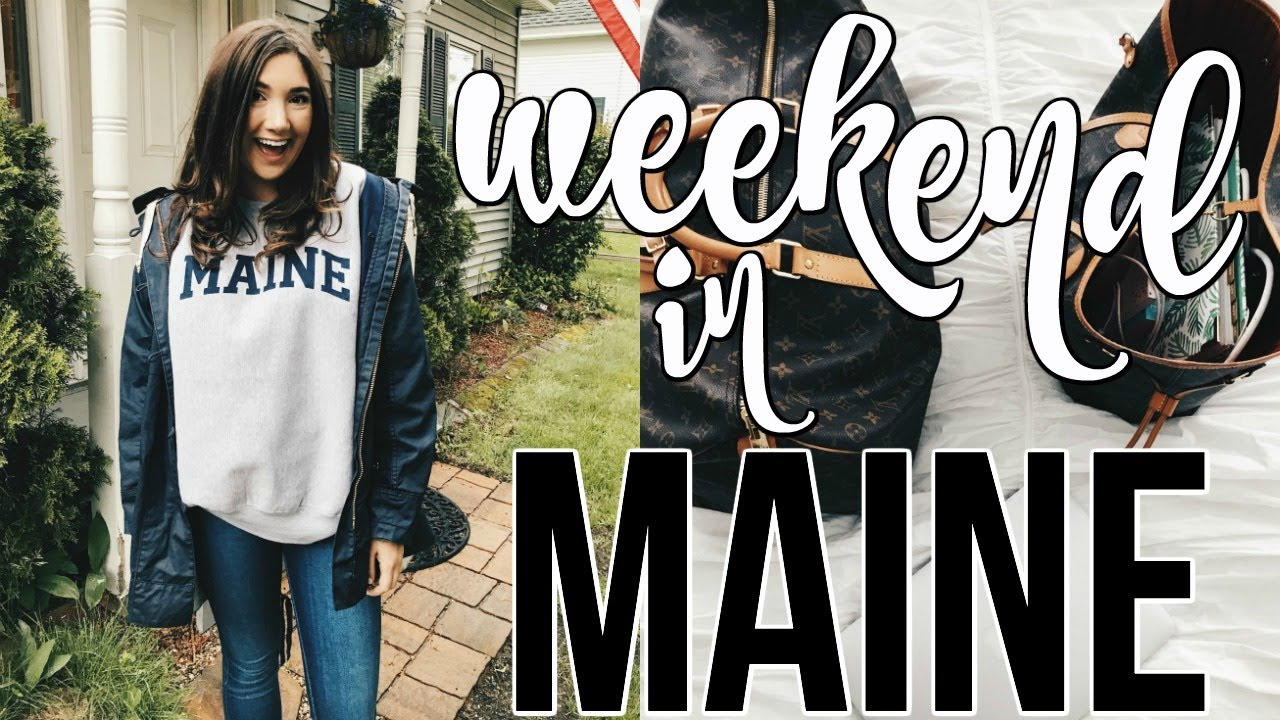 WEEKEND IN MAINE! Road Trip Vlog