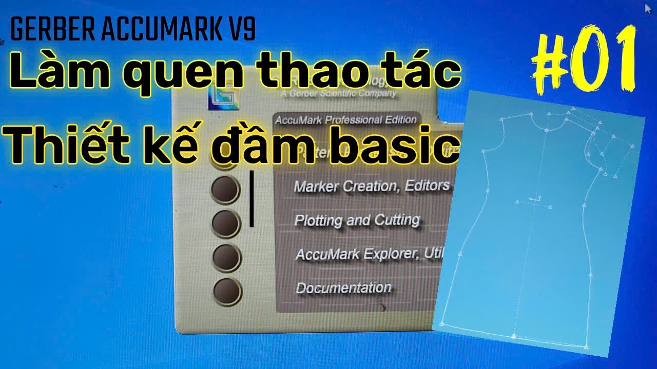 Tự học thiết kế rập trên phần mềm GERBER (hiệu quả)