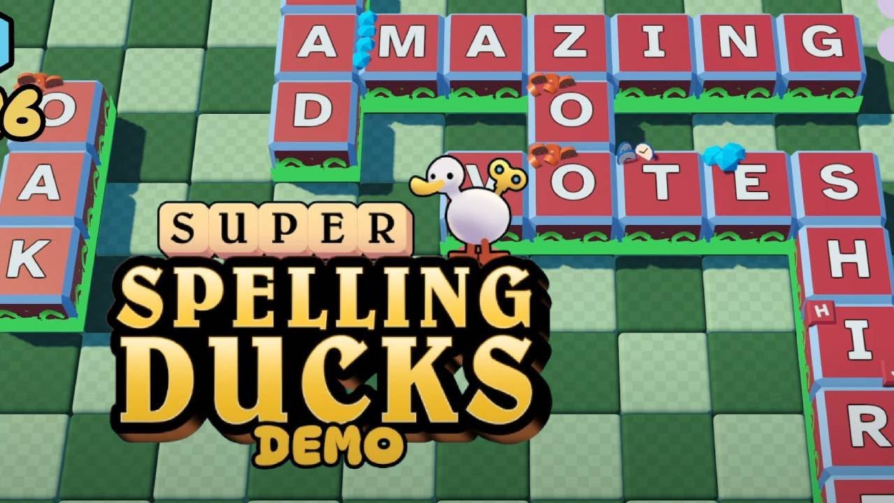 An Adorable Duck Waddling Word Builder