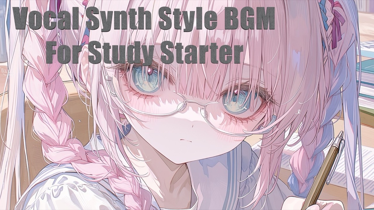 【勉強用BGM】Study Starter | Vocal Synth Style