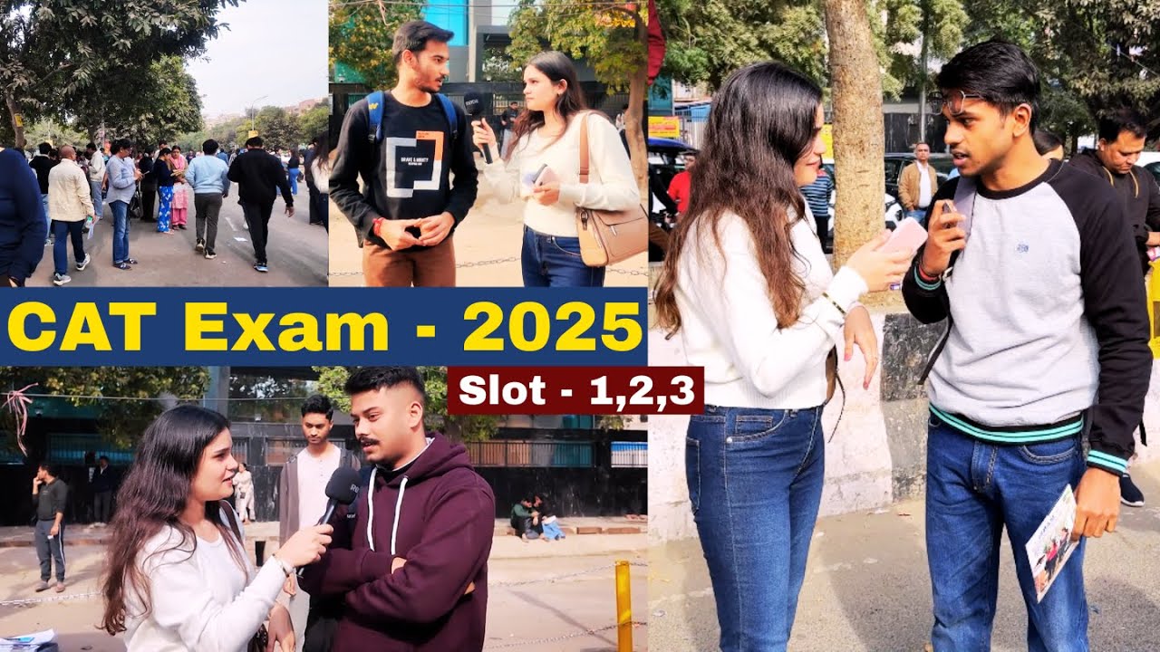 CAT Exam 2025 shift 1, 2 & 3 students interview | Students Reaction #catexam #cat2025 #catvideos