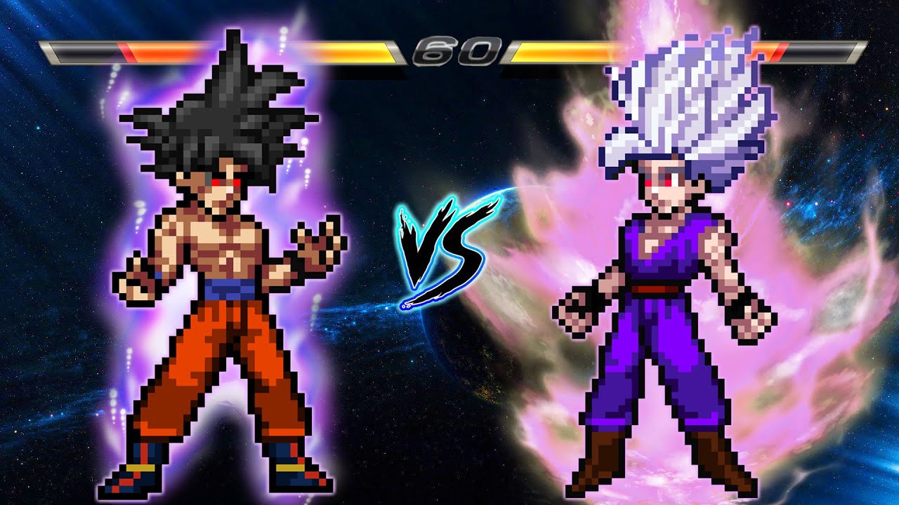 GOKU DARK ULTRA INSTINCT VS BEAST GOHAN JUS