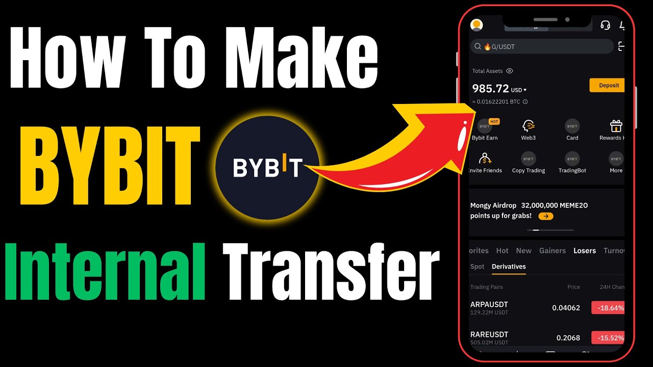 Bybit Internal Transfer Tutorial - How To Transfer USDT From Bybit To Bybit