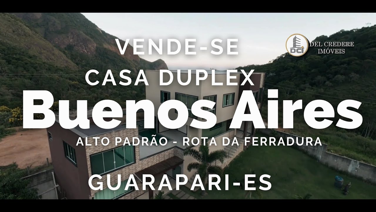 Casa Duplex de alto padrão á venda lazer completo  vista para o mar - Buenos Aires - Guarapari-ES