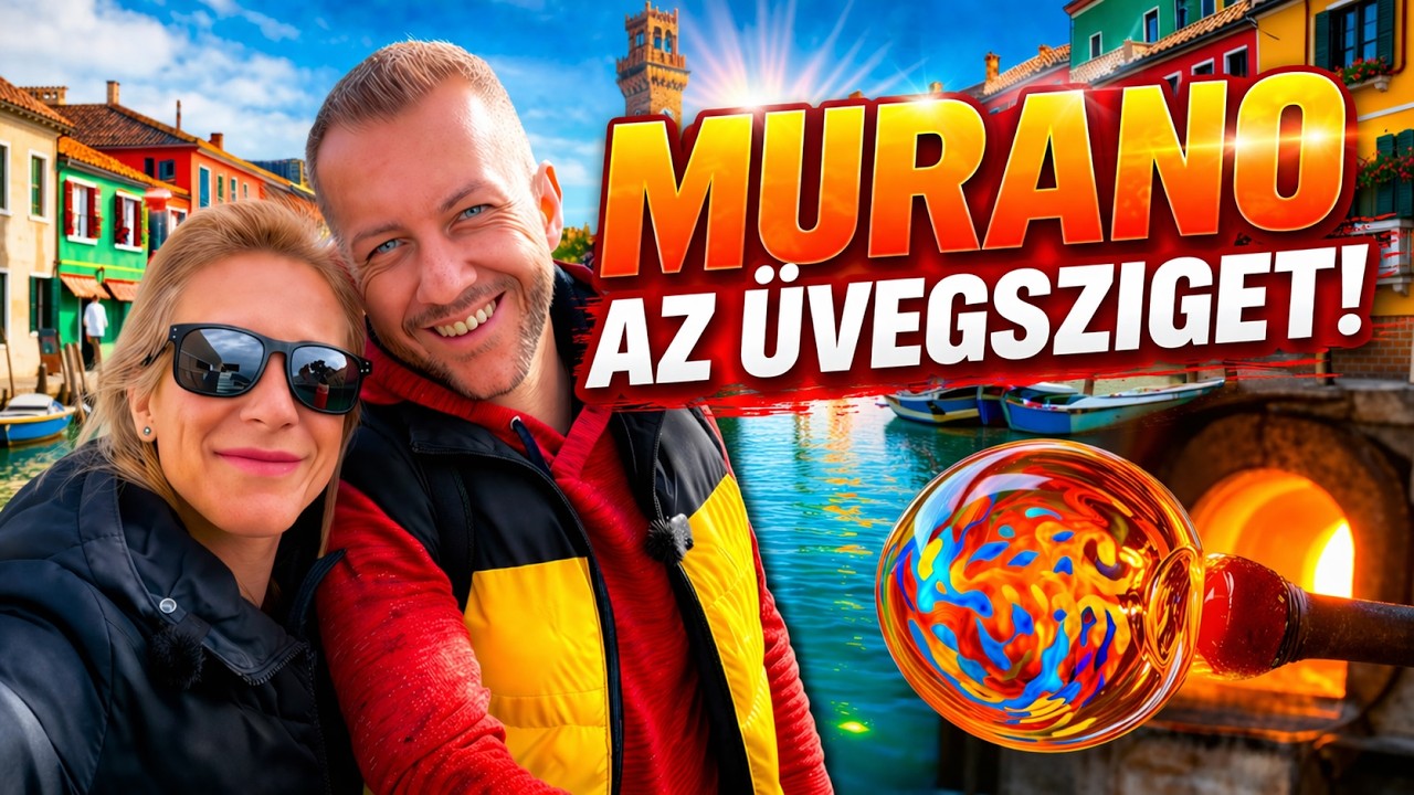 Murano szigete: &iacute;gy k&eacute;sz&uuml;l a vil&aacute;gh&iacute;rű mur&aacute;n&oacute;i &uuml;veg! 🔥💎✨🇮🇹