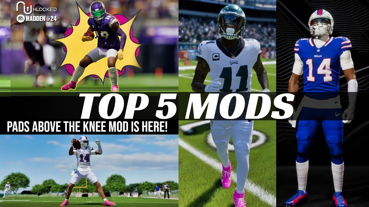 Madden 24 Mods Are INSANE! Pads Above The Knee, Scoreboards, Heavy Snow & More!