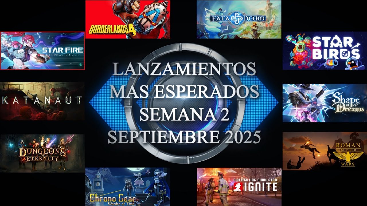 TOP 10 LANZAMIENTOS MAS ESPERADOS EN STEAM SEGUNDA SEMANA DE SEPTIEMBRE 2025 QUE NO TE PUEDES PERDER