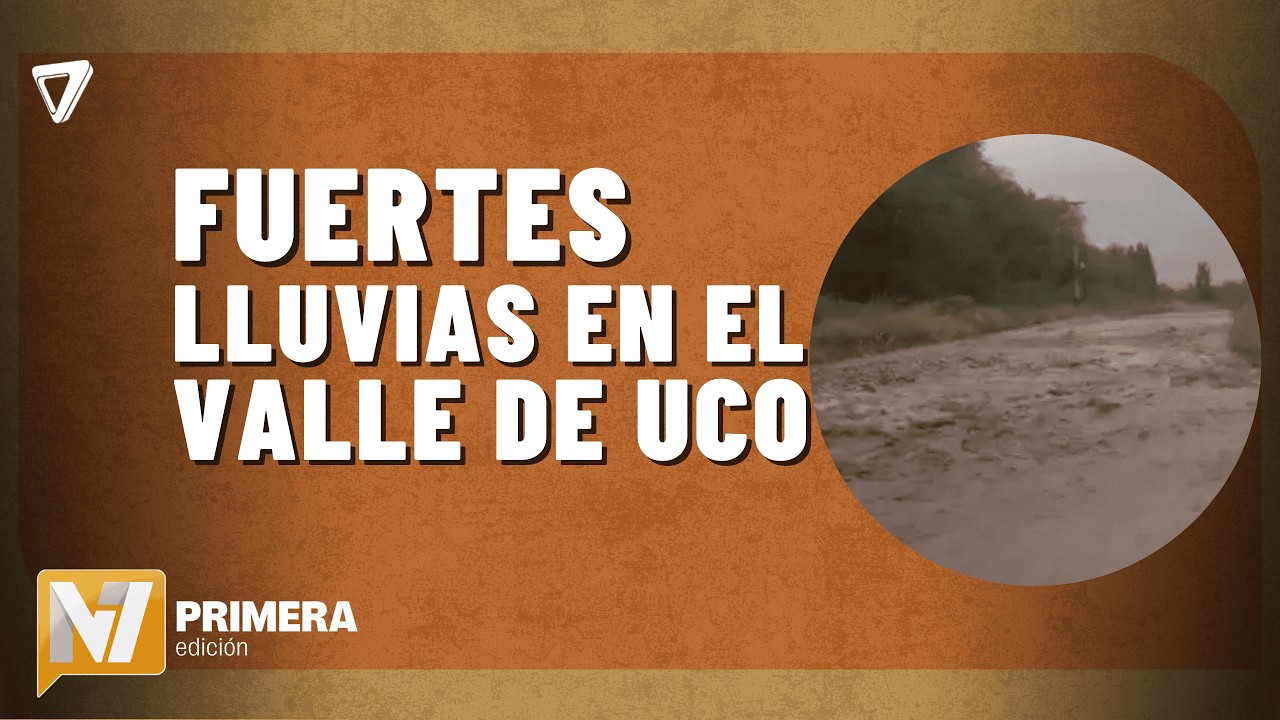 AHORA: INTENSAS lluvias afectaron caminos y VIVIENDAS en Tunuyán