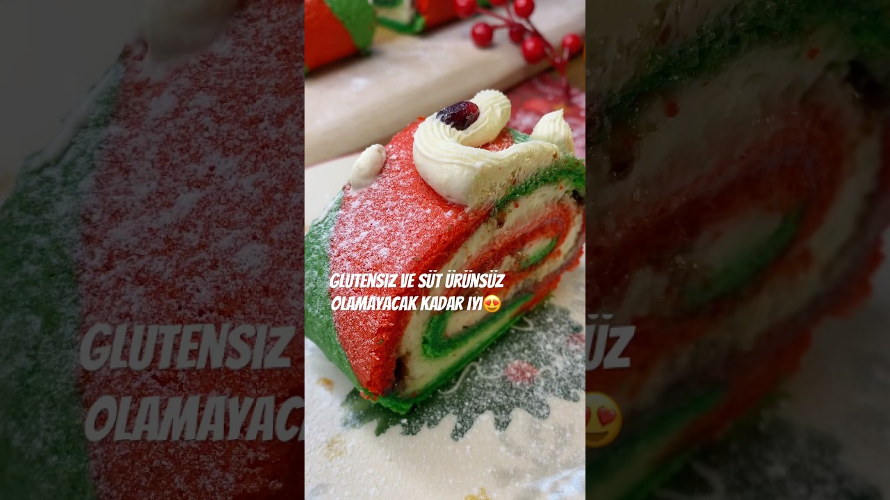 Glutensiz Rulo Pasta #youtubeshorts #recipe #glutensiz #baking #rollcake #glutenfree