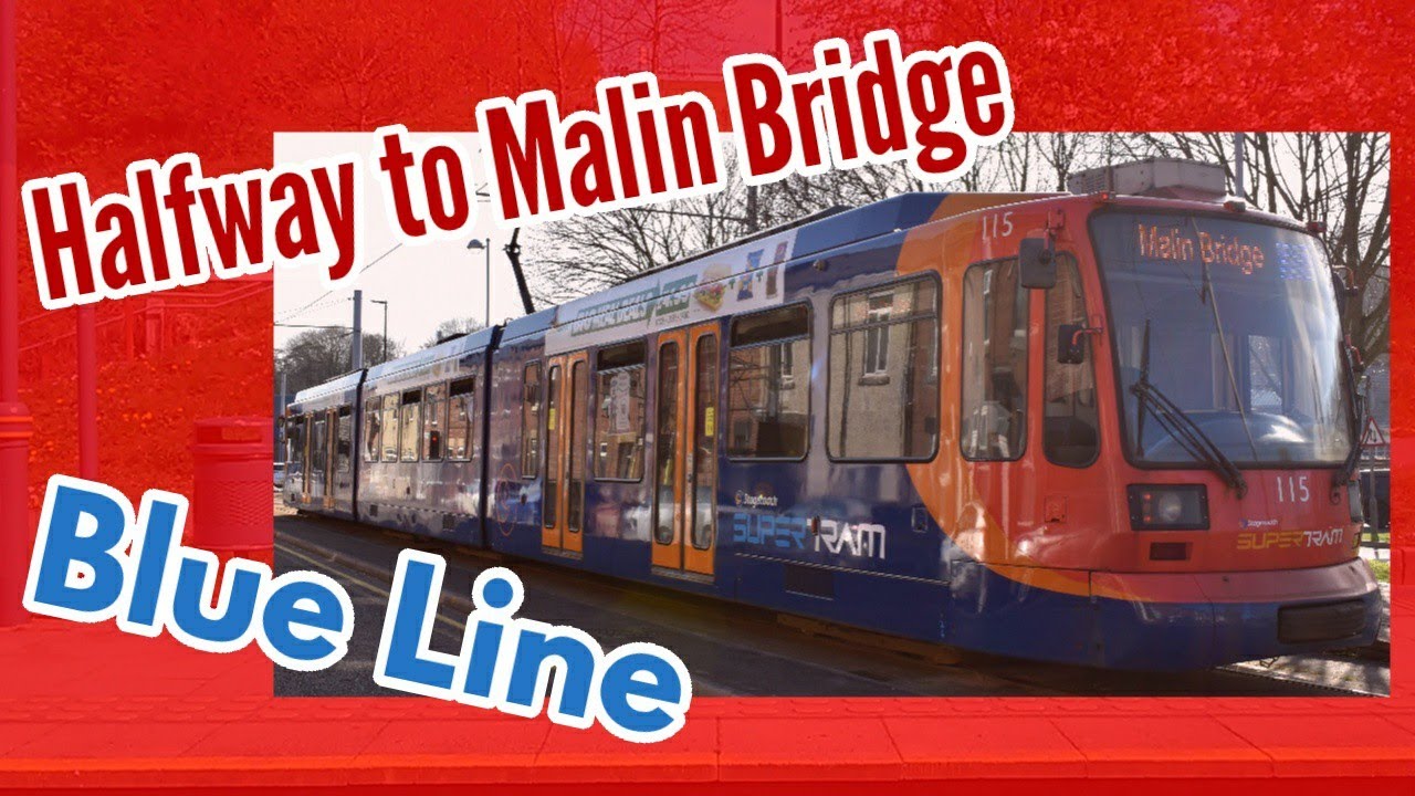 Halfway to Malin Bridge | FULL JOURNEY | Sheffield Supertram Blue Route (via Cathedral)