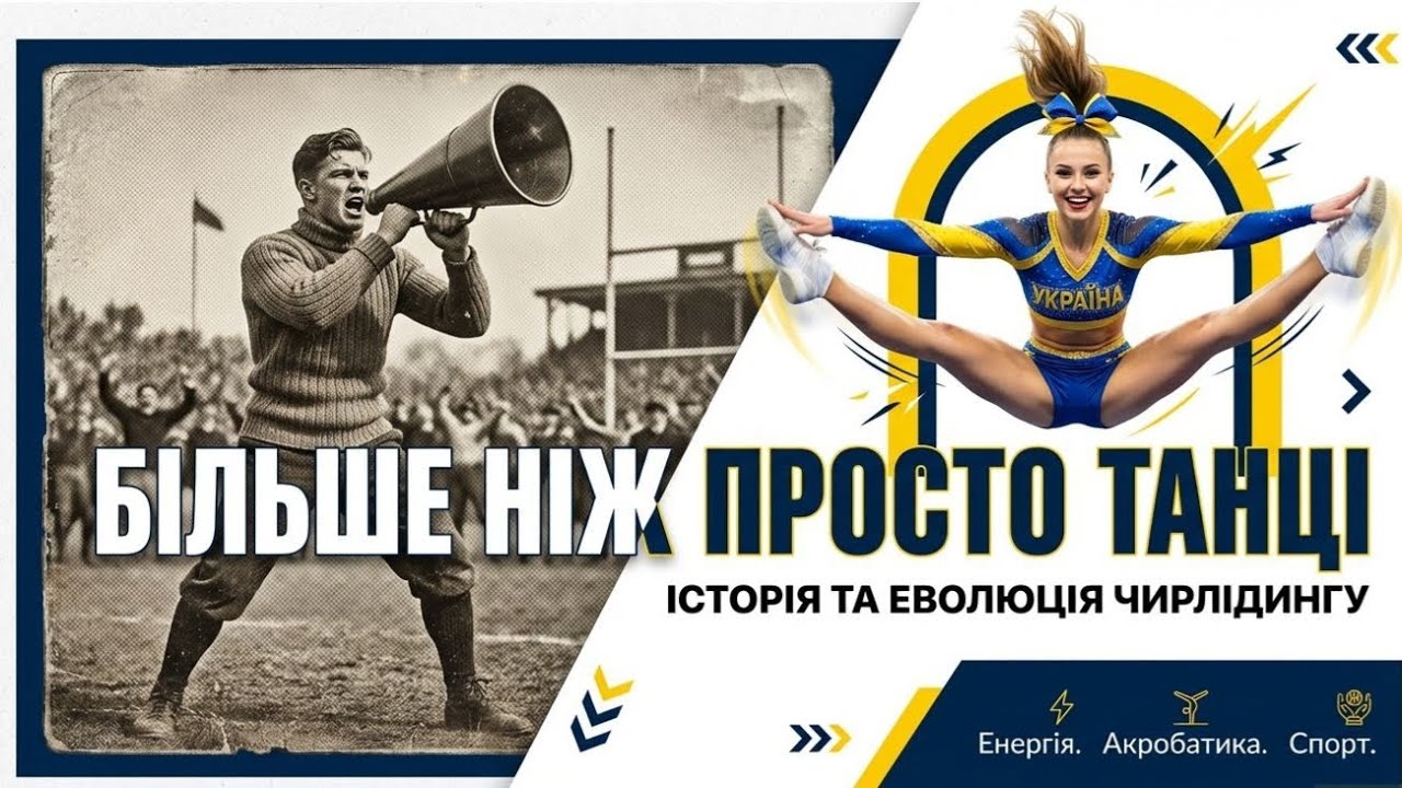 ​📣 Чирлідинг: Від перших вигуків до олімпійських перспектив | Історія та еволюція  | Презентація 
