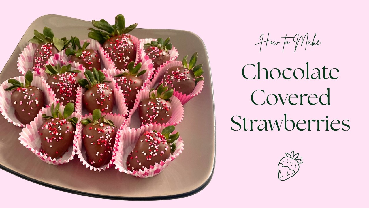 Make Chocolate Covered Strawberries With Me | Step by Step How To | DIY Galentine's Treats